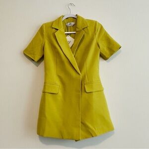 Love Bonito Yellow Blazer Dress